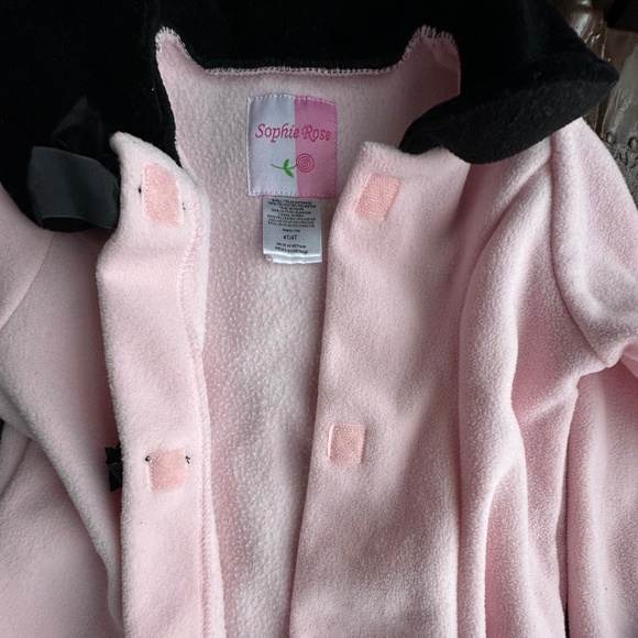 ✨ Sophie Rose Girls’ Pink Coat – Size 4T ✨ - Picture 2 of 6